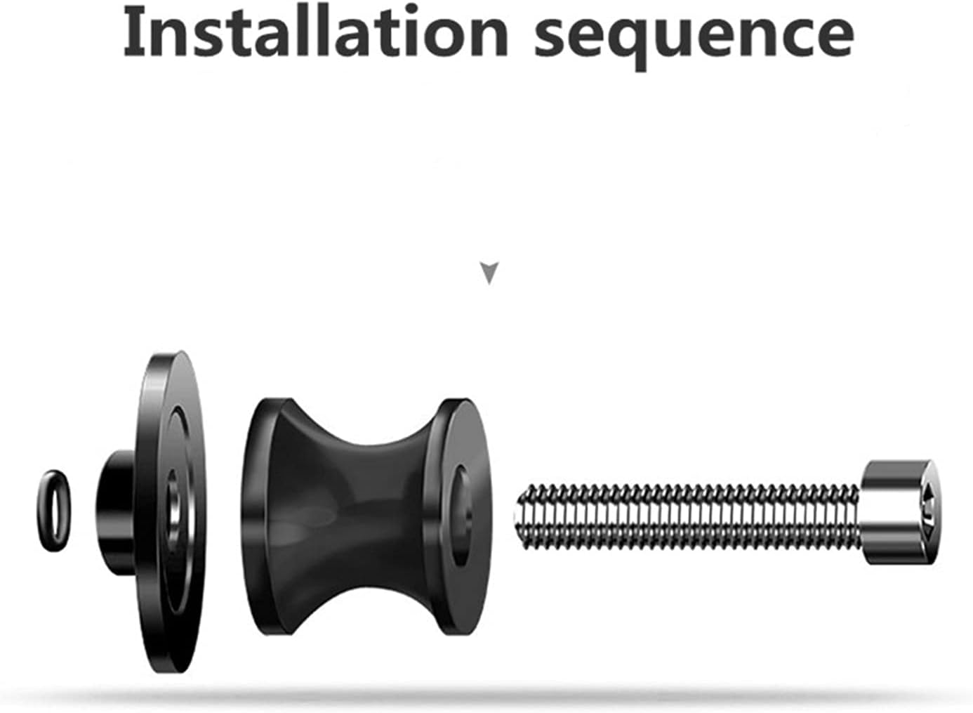 6MM Motorbike Motorcycle Accessories Swingarm Slider Spools M6 Screws for Yamaha MT01 MT-01 Swing Arm Bracket Screw (Color : 6)