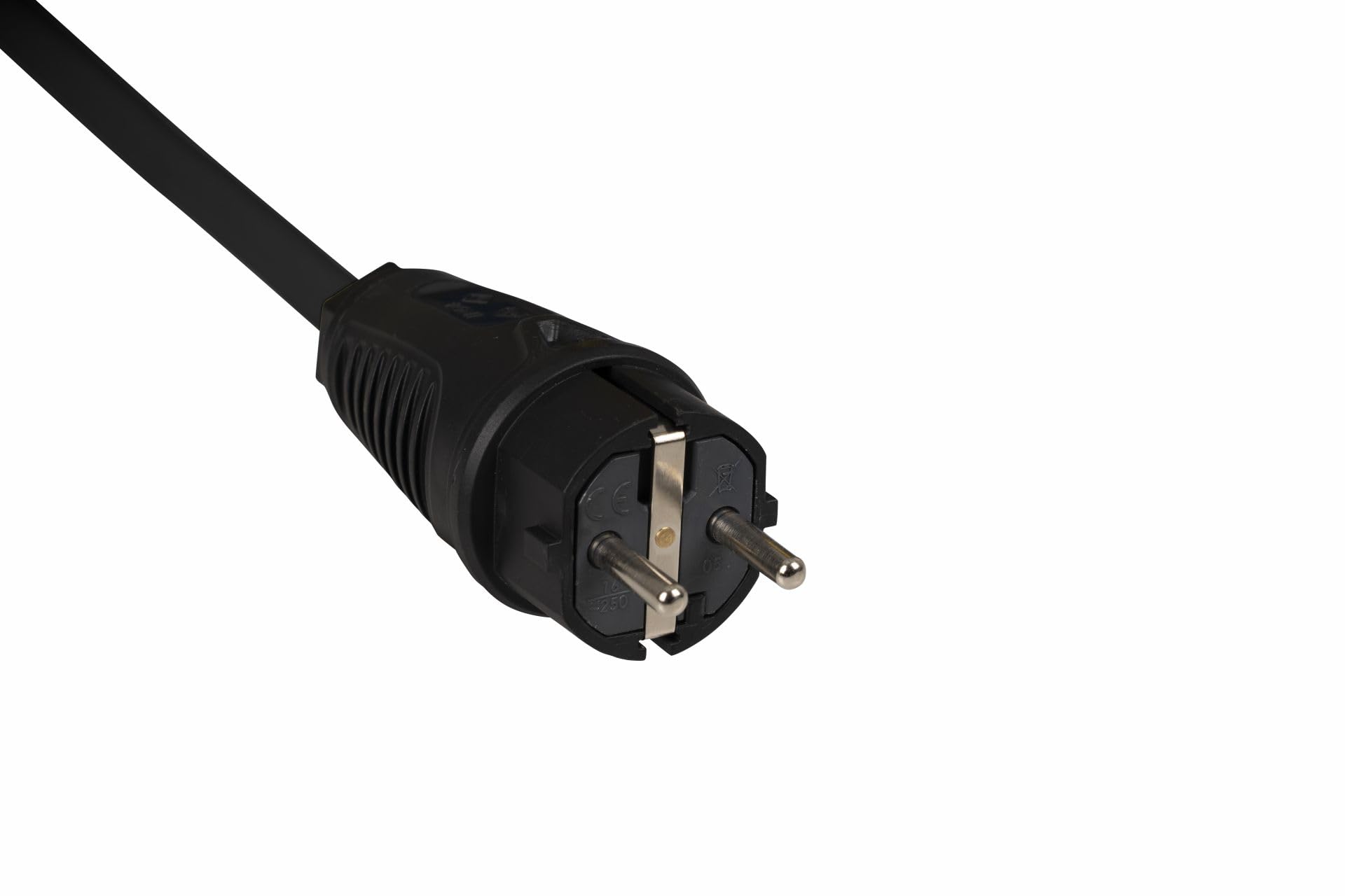 Jumbo Enrouleur de câble, 2.0, 25 m, H07RN-F 3G2,5 mm², noir, 4 prises avec contact de protection