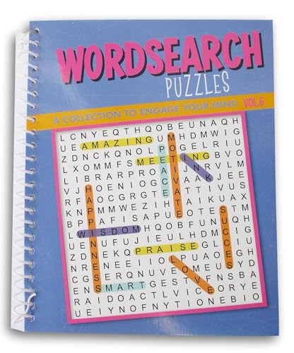 Show-Offs Spiral Bound Miniature Puzzle Book for Car, Office, or