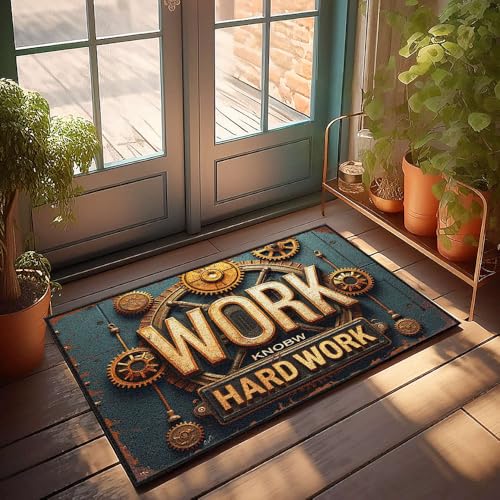 Petit tapis d'extérieur 65 x 90 cm antidérapant et grattant