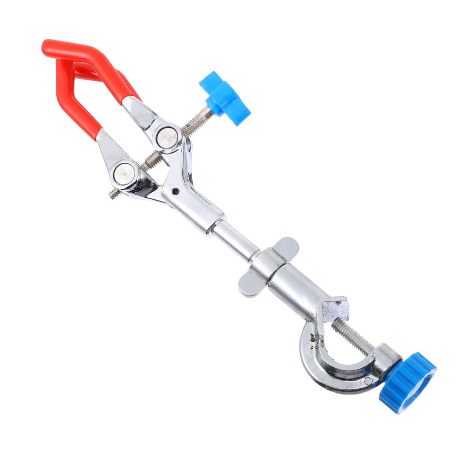 Alipis 3 Pezzi Laboratorio Prong con Base per Provetta e Matraccio Pinza Antiscivolo per Esperimenti e Lavoro Laboratorio
