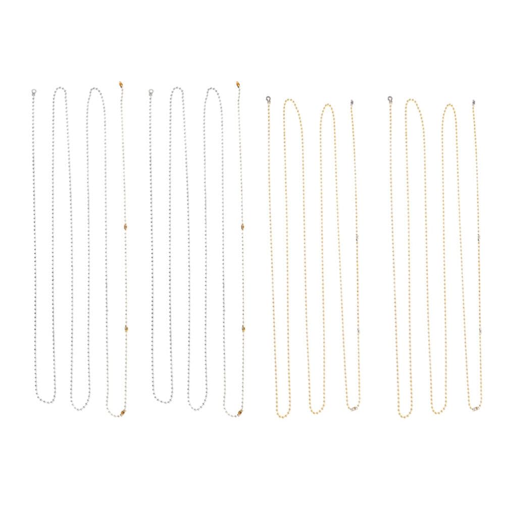 INOOMP 4pcs Volleyball Net Measuring Chain Lightweight Portable Tool for Accurate Volleyball Net Height Measurement Material Essential Referee Equipment