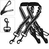 【Einstellbare Länge】 Mit einer Schnalle an den Gurten und dem elastischen Bungee im Inneren kann dieser Sicherheitsgurt von 22 Zoll auf 31 Zoll eingestellt und für die maximale Länge auf 39 Zoll gedehnt werden.