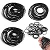 SPEACOUR 180 PCS Ceinture Cassette Tape Universelle 1mm 4.5-13cm/1.2mm 3-4cm/2mm 4-13.5cm/3mm 4-13.5cm Mix Ceinture de Magnétophone Mix Bande Cassette Carrée pour Répéteur de CD-ROM DVD Enregistreur