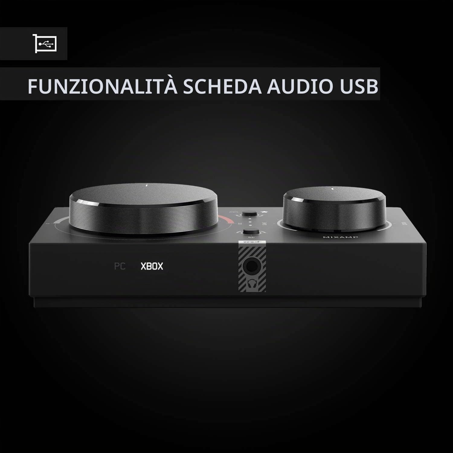 ASTRO Gaming A40 TR Cuffie Cablate, MixAmp Pro TR, 4 Gen, ASTRO Audio V2, Dolby Audio, Microfono Intercambiabile, Controllo Equilibrio Gioco/Voce, Per Xbox Series X|S/Xbox One/ Windows/Mac, Nero/Rosso