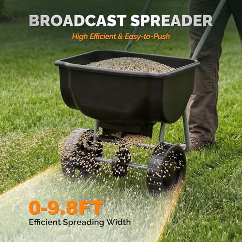 VINGLI 70lbs Pre-Assembled Spreader