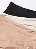 Warner's Women's Blissful Benefits No Muffin Top Breathable Micro Brief Panties Multipack, Toasted Almond/Butterscotch/Black, 2XL
