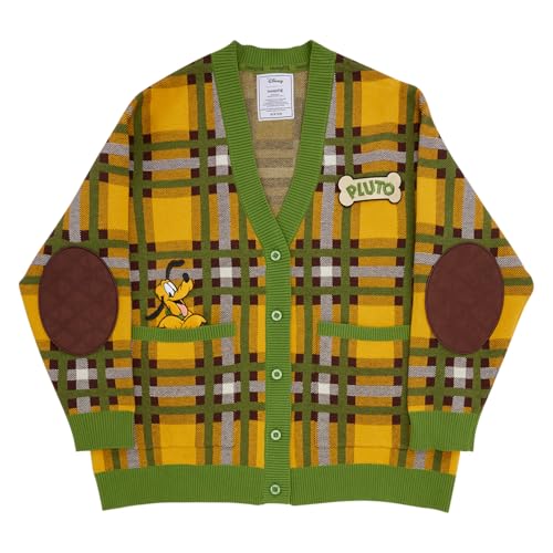 Loungefly Disney Pluto 95Th Anniversary Grandpa Cardigan Large