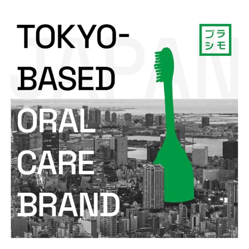 Image of Brushmo e-Series Total Clean Replacement Toothbrush Heads, Compatible with Philips Sonicare Screw-on Electric Toothbrush Handles, 6 Standard Heads, Medium Firm Dupont Bristles, BM726-bg, White