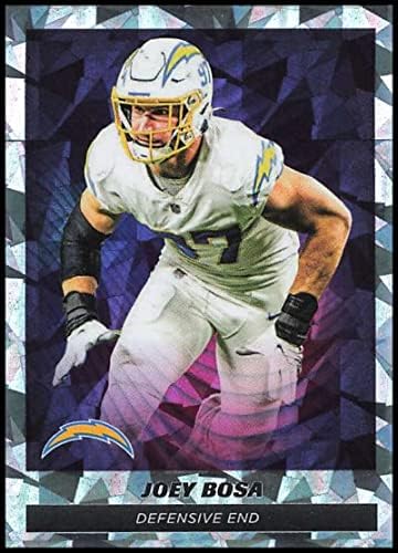 2021 Panini Stickers #282 Joey Bosa FOIL Los Angeles Chargers NFL Football Mini Sticker Trading Card image 3