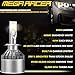 Mega Racer H7 LED Headlight Bulb 6000K White 8000 Lumens H7 LED Bulbs LED H7 Headlights H7 LED Headlights H7 LED Bulb LED H7 Headlight Bulb H7 Bulb H7 HID Kit H7 Headlight
