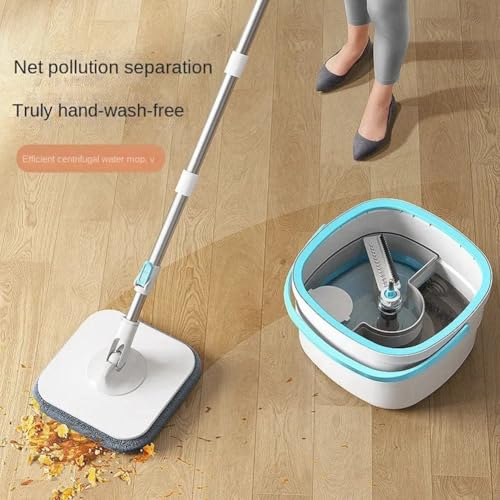 Trapeador de microfibra 360 eficiente para limpiar salones y cocinas 4