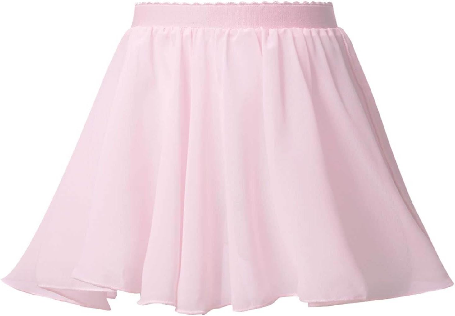 Hularka Kids Girls Ballet Dance Skirt Performance Pull on Wrap Skirt Skater Skirt Dancewear