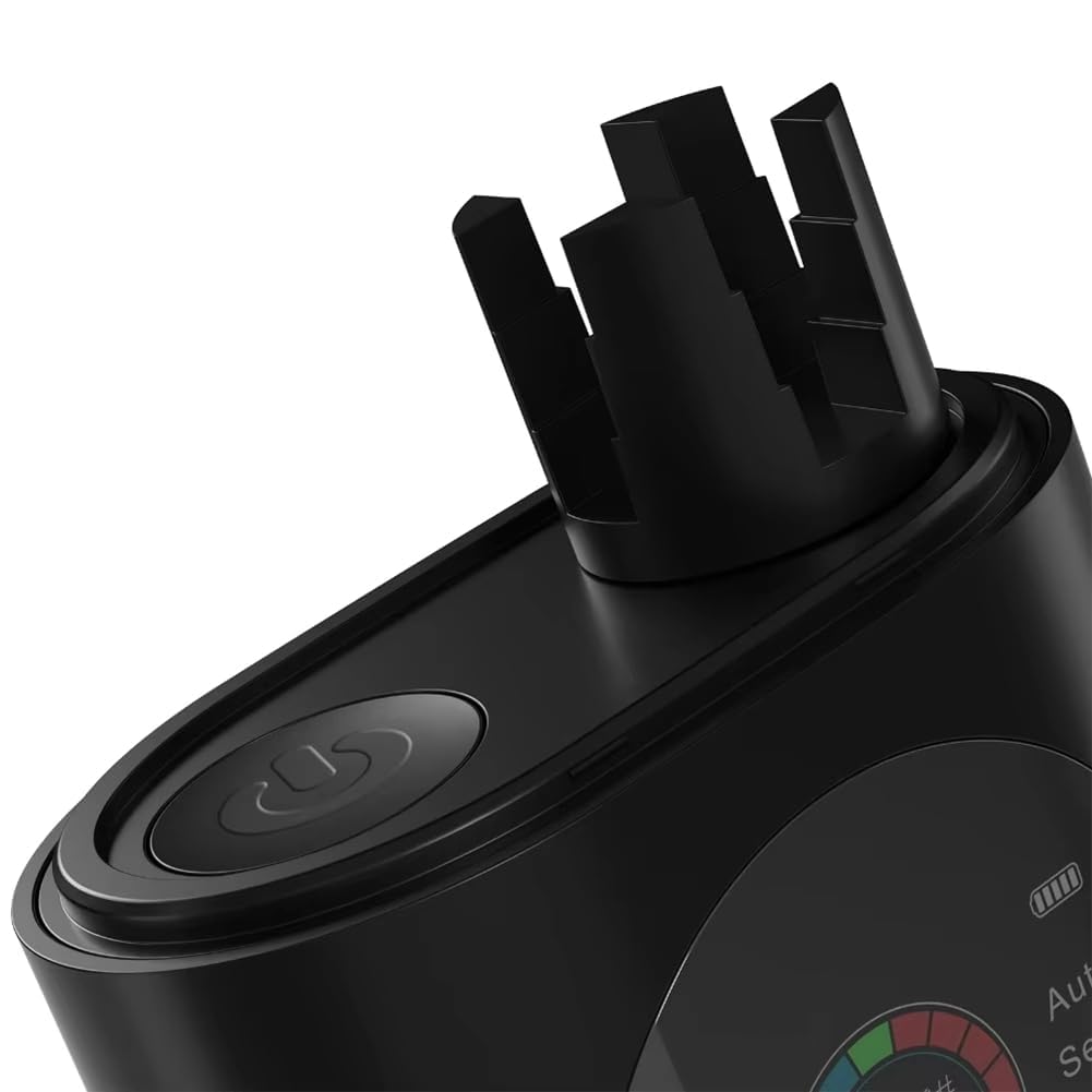 Afinador automático inteligente de guitarra, pantalla LCD a todo color, metrónomo y manivela de cuerda, para guitarras eléctricas, guitarras acústicas