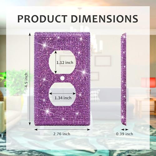 Placa de pared para interruptor de luz que elimina manchas y adorna el dormitorio 3