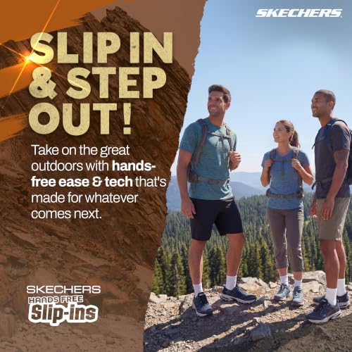 Image of Skechers Mens Vigor 3.0 Drafting Hands Free Slip-inSneaker | Hands Free Slip-ins, Air-Cooled Memory Foam, Goodyear Rubber, Anti-Slip, Heel Pillow, Casual