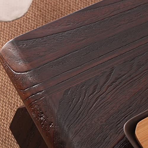 Petite table basse marron 70cm pour optimiser les petits salons - 5