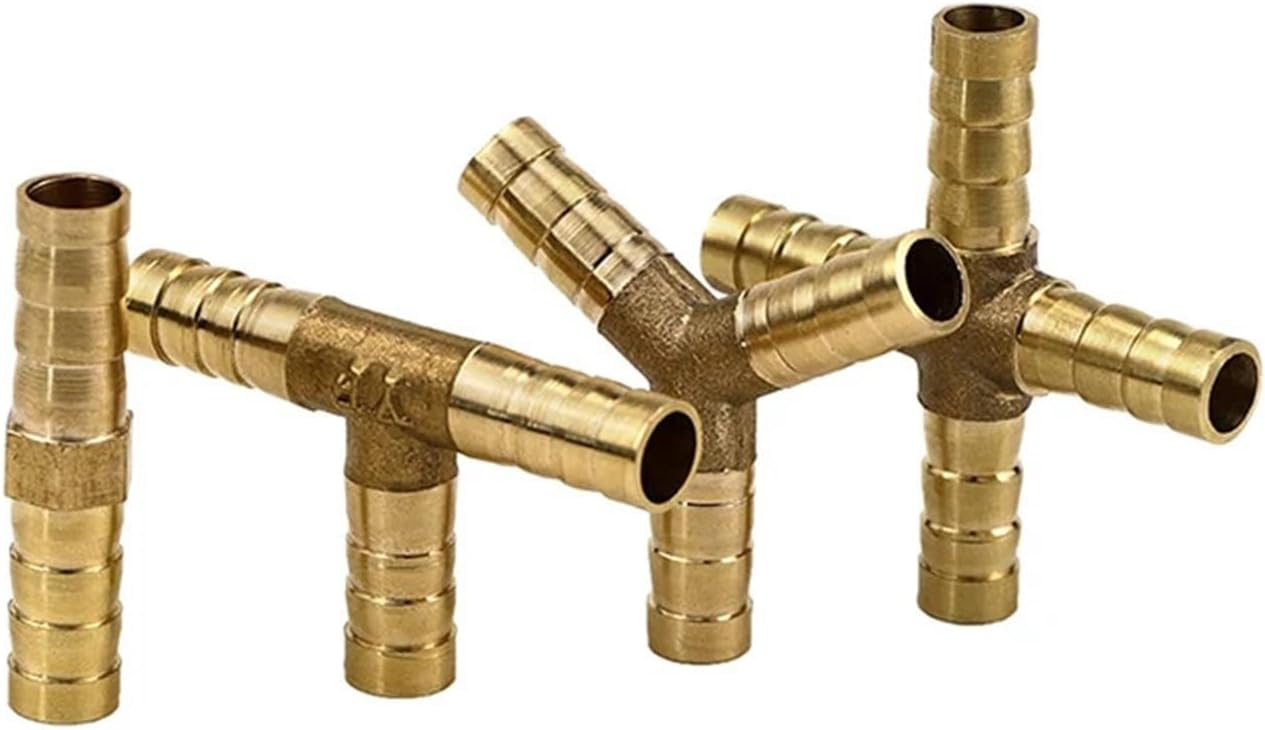 Pneumatic Joint All Copper Pagoda Joint Straight Through BPU Three-Way BPE Three-Way BPY Four-Way BPZA6/8/10/12 1Pcs(BPE10)