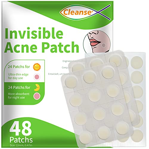 48 pimple patch para espinillas-Solución efectiva contra el acné facial, previenen su aparición y cicatrización rápida de la piel. parches acne y parches de acné de hidrocoloide para todo tipo de piel