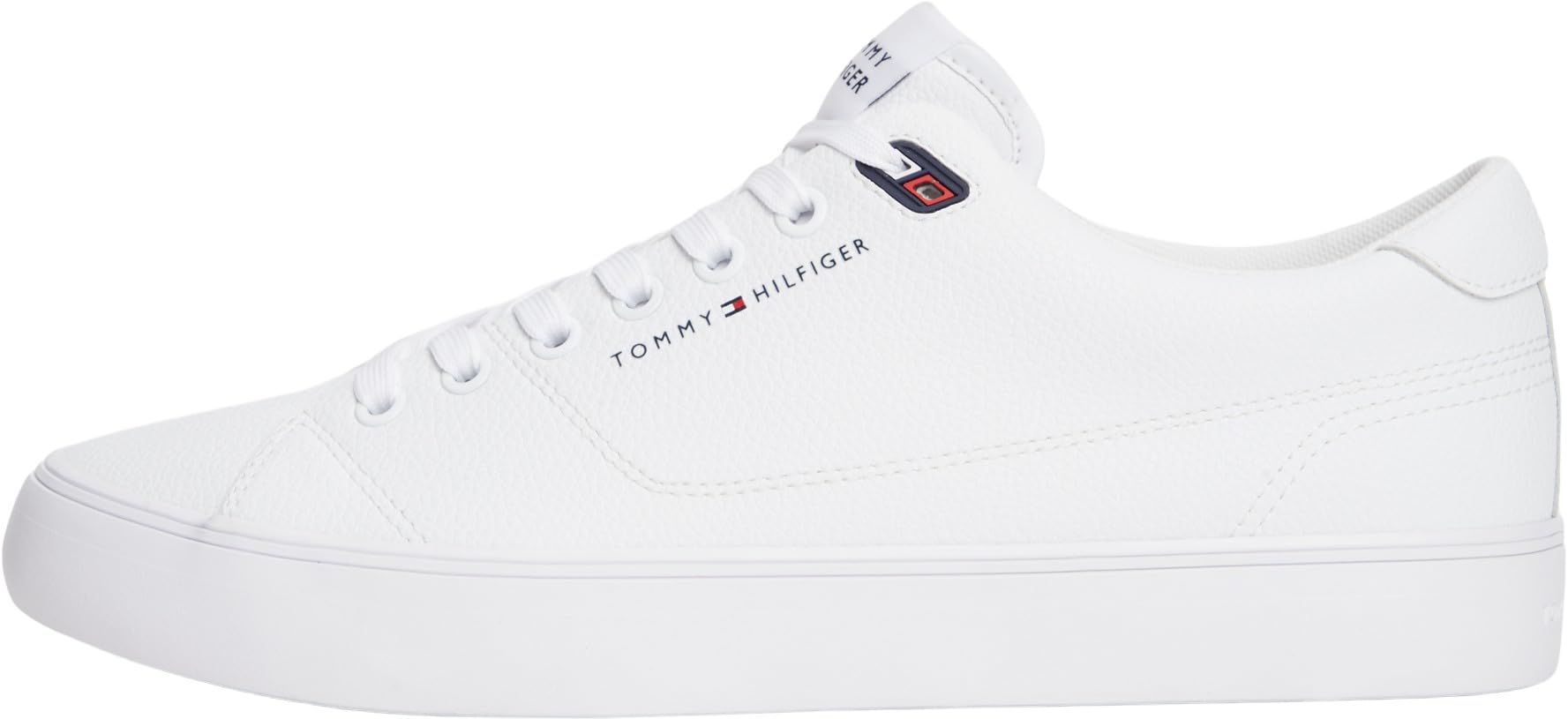 Tommy Hilfiger Men Harlem LTH Core Vulc FM0FM05947 Low Top, White (White), 10.5