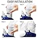 Nylon Mesh Pool Cleaner Bags,Bag Zipper Replacement for Polaris 280 & 480 Pool Cleaner All Purpose filter Bag for 280 Polaris Replacement Bags,Pool Cleaner Replacement Part K13 K16, 2 pack