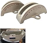 SUONE 2Pcs 316 Stainless Make 14"Bandsaw Trunnions Steel Wood Band Saw Fit for JWBS-14 LBS-60 426-02