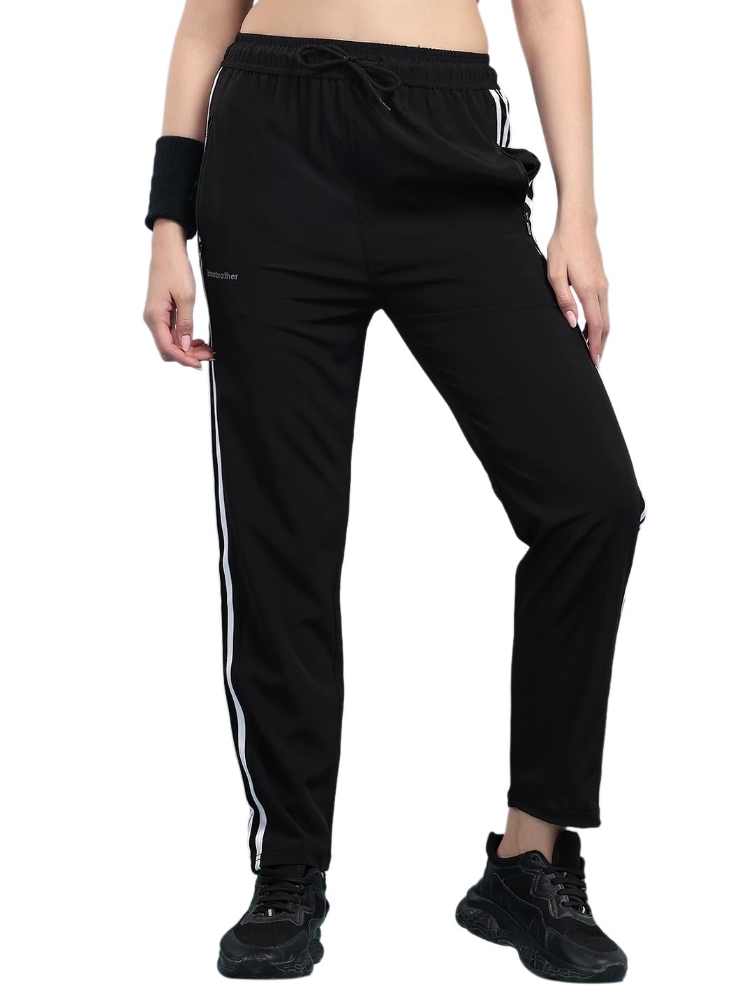 bearbrother Women Regular Fit Solid Trackpant-picture-37