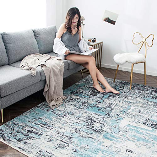 Beau tapis moderne aux finitions soignées et coutures robustes - 7