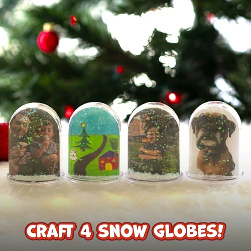 image for READY 2 LEARN Christmas Crafts - Design Your Own Snow Globes - Set of 