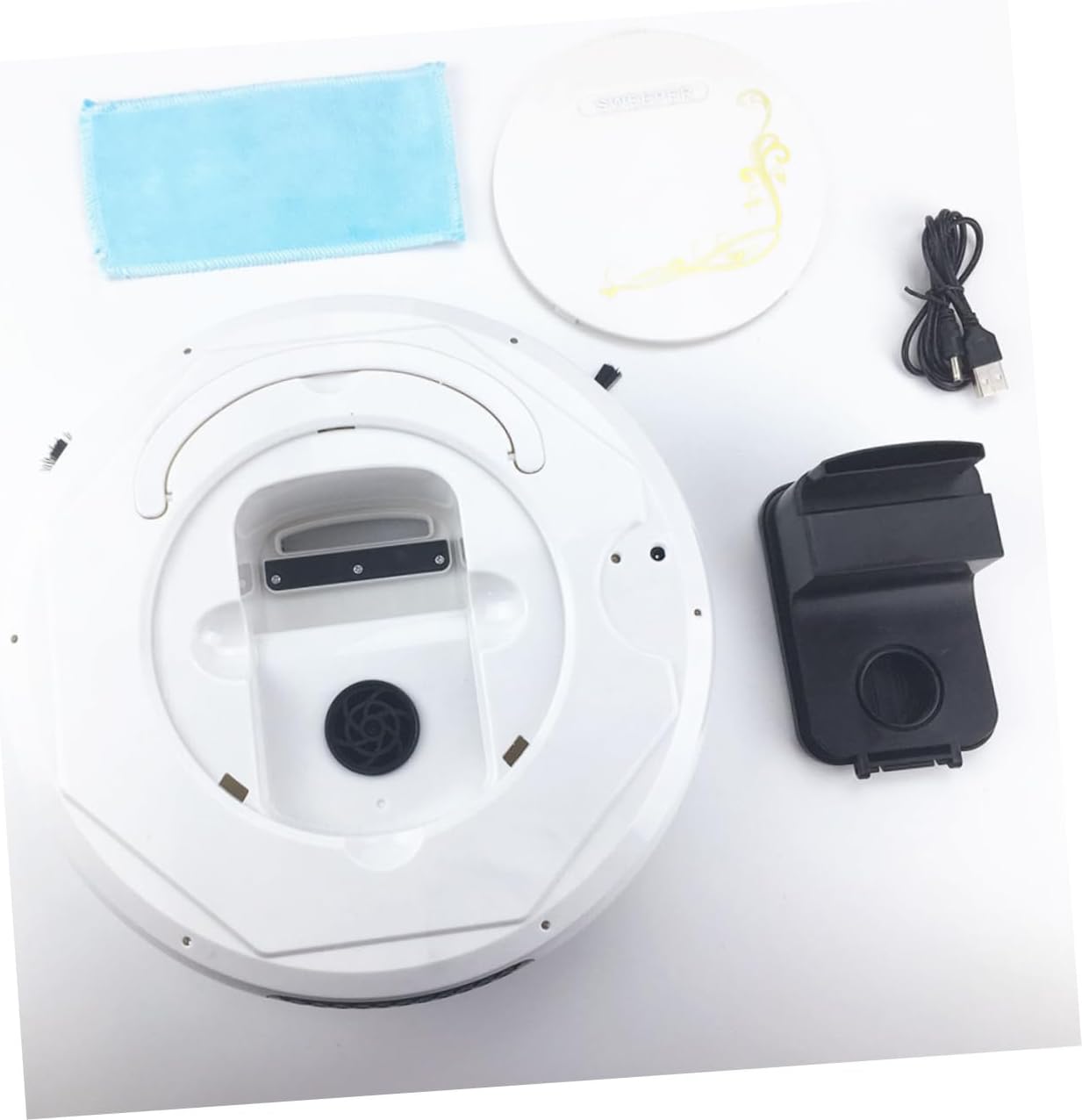 STOBAZA Robotic Vacuum and Mop Electric Sweeper for Hard Floors Carpet Cleaner Strong Suction Dust Catcher Lightweight