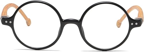 Miniatura 2 de JOVAKIT Gafas retro redondas con bloqueo de luz azul para mujeres y hombres, estilo literario, vintage, sin receta
