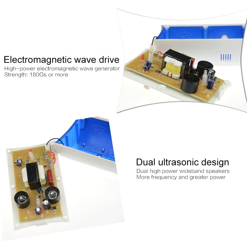 Muggendoderlamp 1 stks Ultrasone Elektronische Repeller Plugin Mosquito Repellent Insect Rat Spider Pest Control Multi-Functional Repellent Moordenaar Muggenverdelger Lamp (Color : F) - Image 6