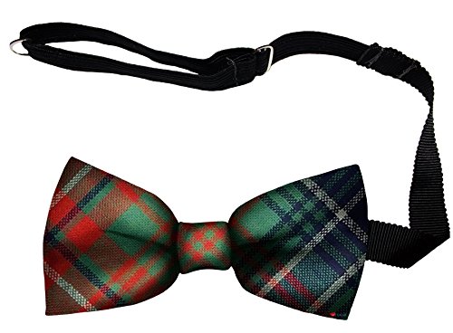Noeud papillon laine douce Wilson Ancient Tartan : fixation facile sans effort