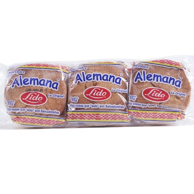 ALEMANA LIDO PAN DULCE SALVADORENO1 PACK DE 6 10.5OZ