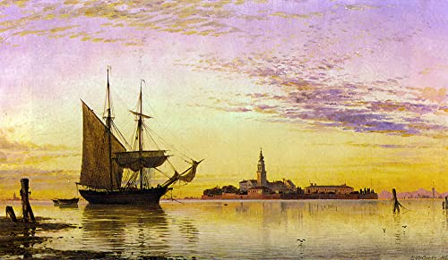 Peinture poster le couvent arménien de Venise pour décorations de maison salon style graffiti art