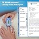 5 in 1 Pulsoximeter, MED LINKET AM801 zur Überwachung von SpO2, Temperatur, Pulsfrequenz, Perfusionsindex, Plethysmograph, Overlimit Reminder und Anti-Shake Funktion, Medizinische Qualität