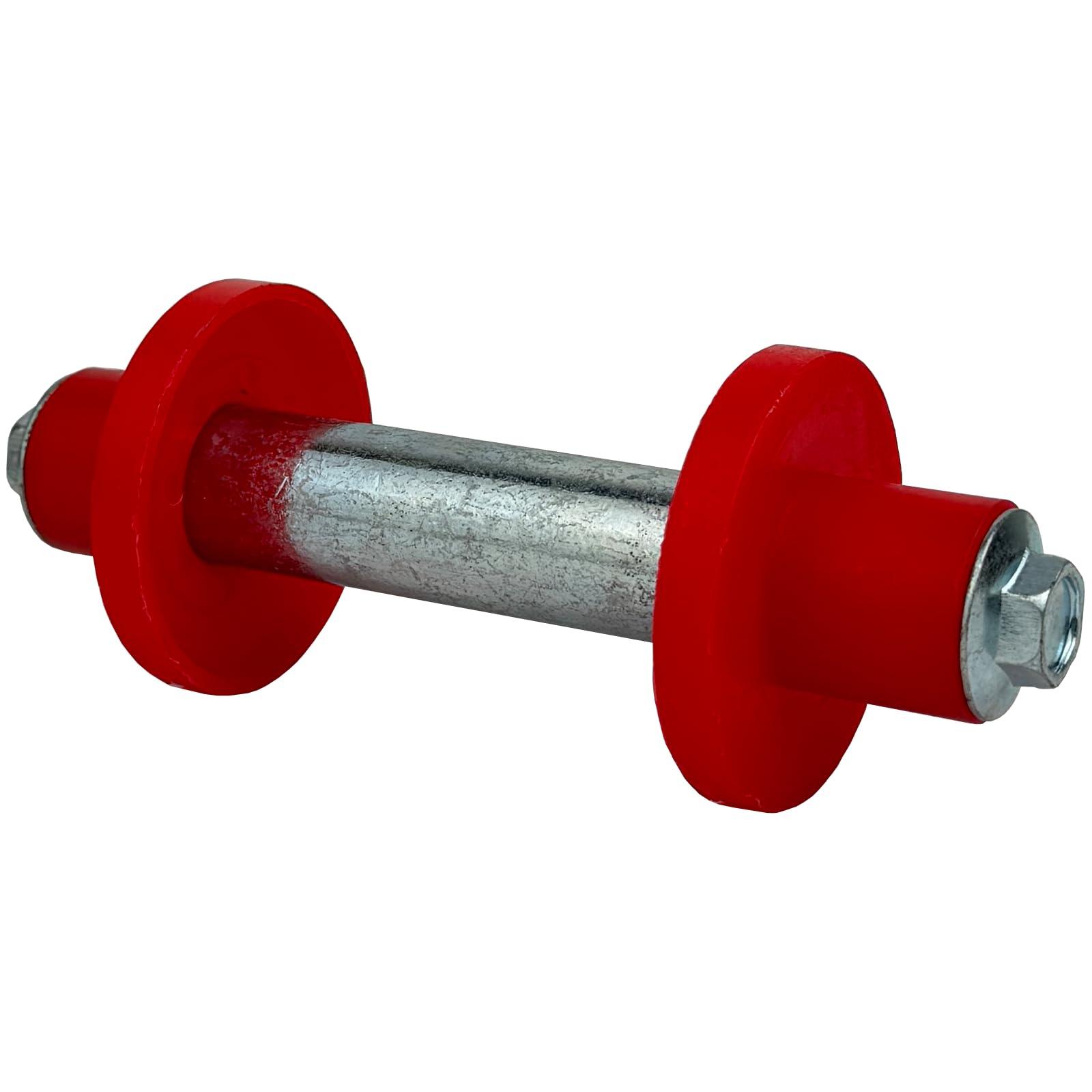 TRUTZHOLM 4x Schubkarrenrad 390x95 mm 4.80 4.00-8 | Nabenlänge 75mm, Luftbereifung, inkl. Achse, Ersatzrad 4PR Metallfelge, 200 kg