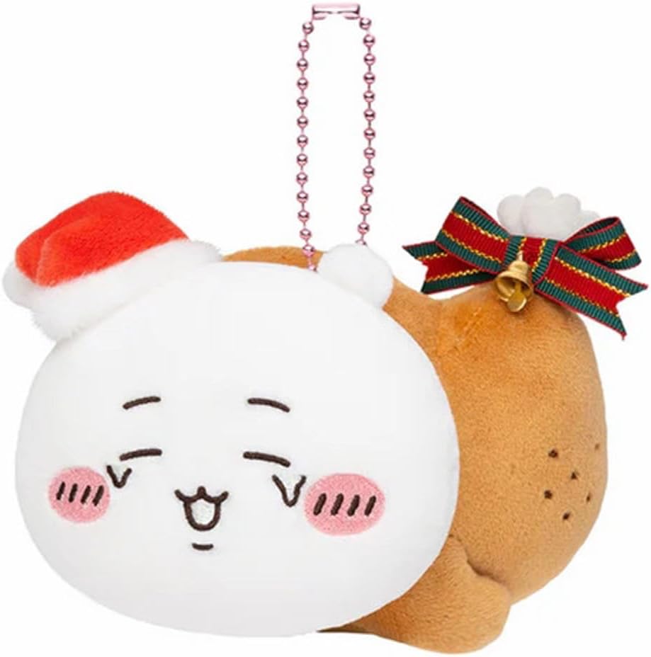 Chikawa Plush Keychain for Backpack, Kawaii Usagi Plush Keychain Accessories Home Decor Purse Charm Pendant for Women Fans 06-F