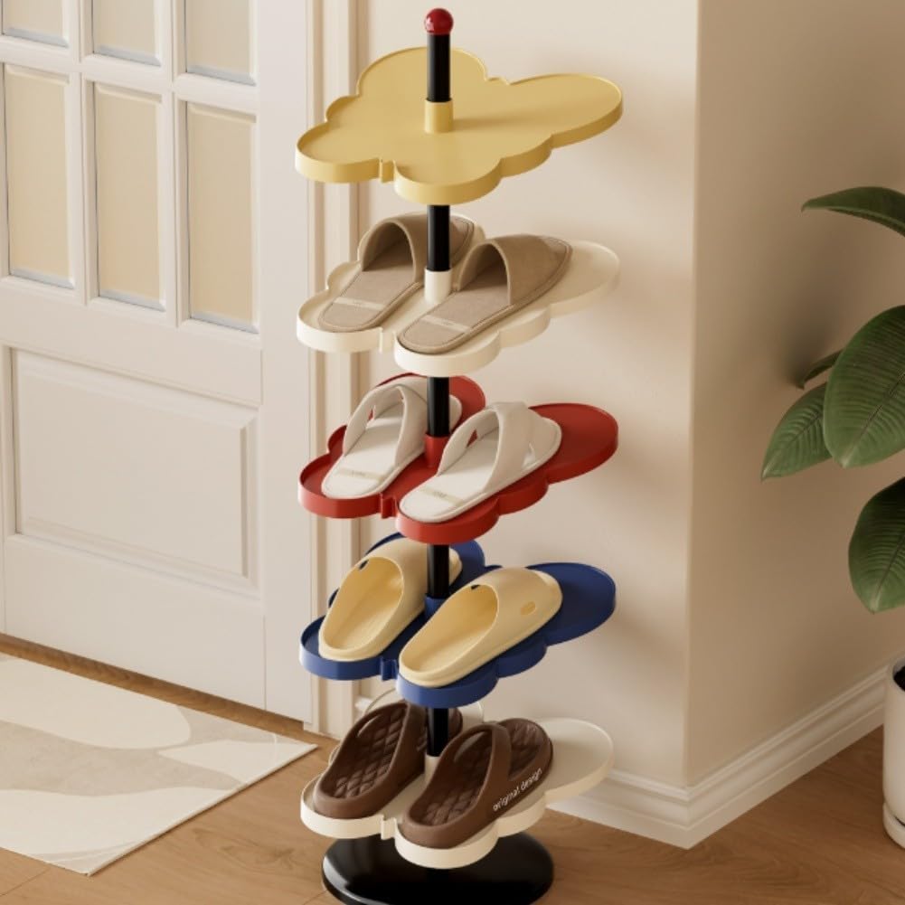 Scarpiera Colorata Design Dopamina Organizzatore Scarpe Salvaspazio Ingresso Camera 30x50cm(4 tier shoe rack)