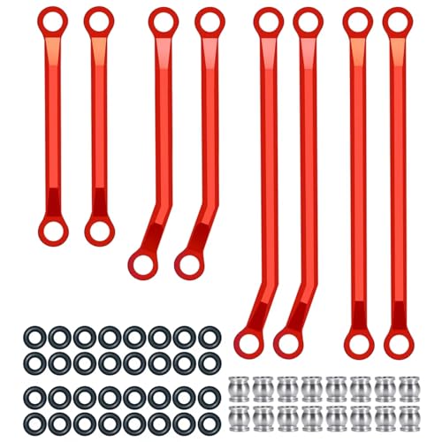 RC��������̕��i For TRX4M K10 1/18 �����V���[�V�����N�����P�[�W RC �N���[���[�ԃn�C�g���C���A�b�v�O���[�h���i�C�����ꂽ�����C������(Red)