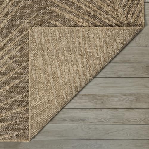 the carpet Kansas Outdoor Teppich – Wetterfester Indoor & Outdoor Teppich im Jute-Look für Balkon, Terrasse, Garten… – Ansicht 8
