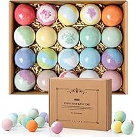 20-Piece Natural Shea Butter & Safe Oil Bath Bombs Set only .99: eDeal Info