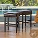 Christopher Knight Home Lisette Backless Counter Stools, 2-Pcs Set, Brown