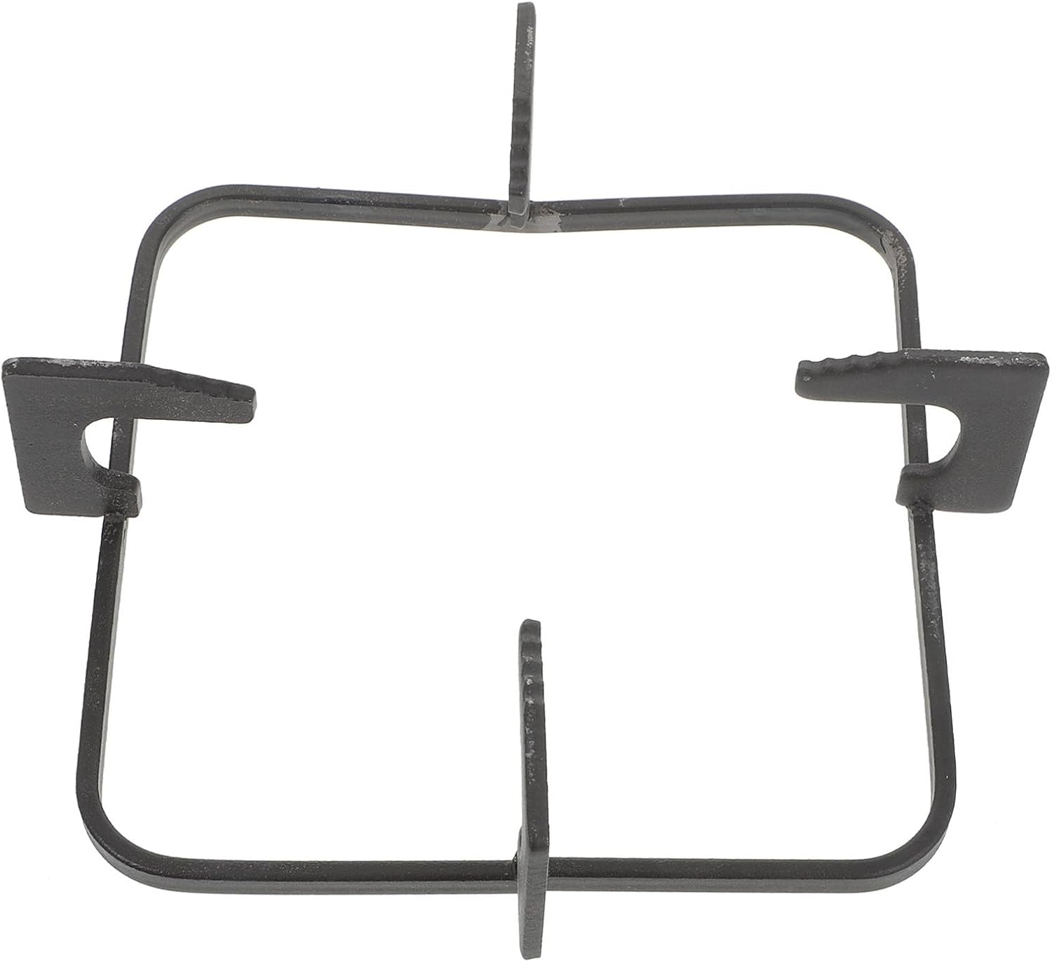 Black Cast Iron Gas Stove Bracket Square Stove Accessory