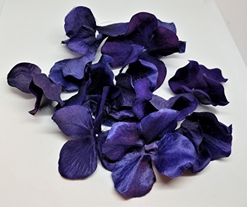 Artificial Hydrangea Flowers (Dark Blue)