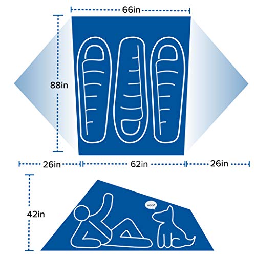 Carpa para camping Big Agnes Blacktail para 3 personas miniatura 6