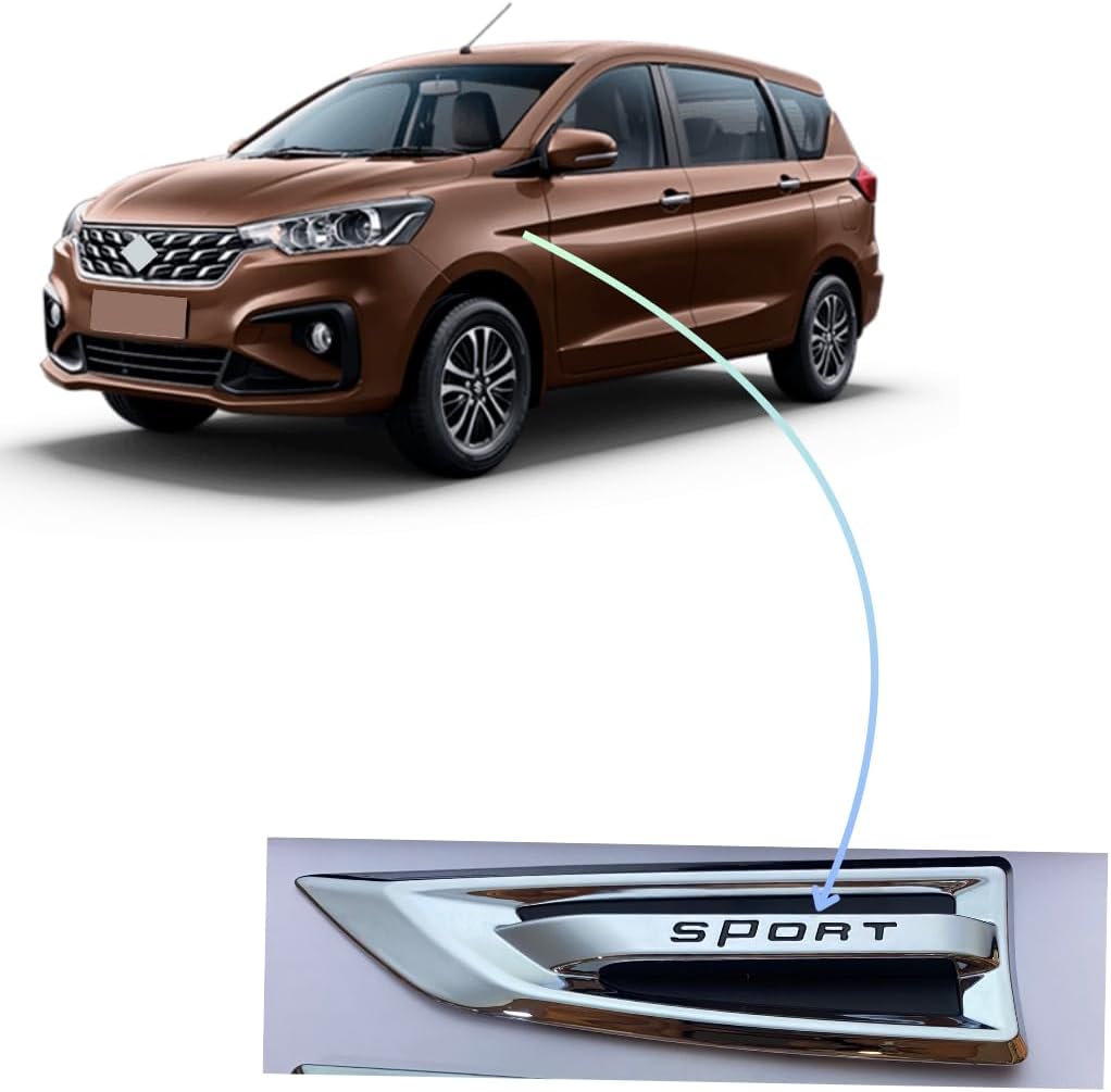 Mpower Chrome Accessory Side Vent for Maruti Suzuki Ertiga 2018 Onwards | Pack of 2pcs