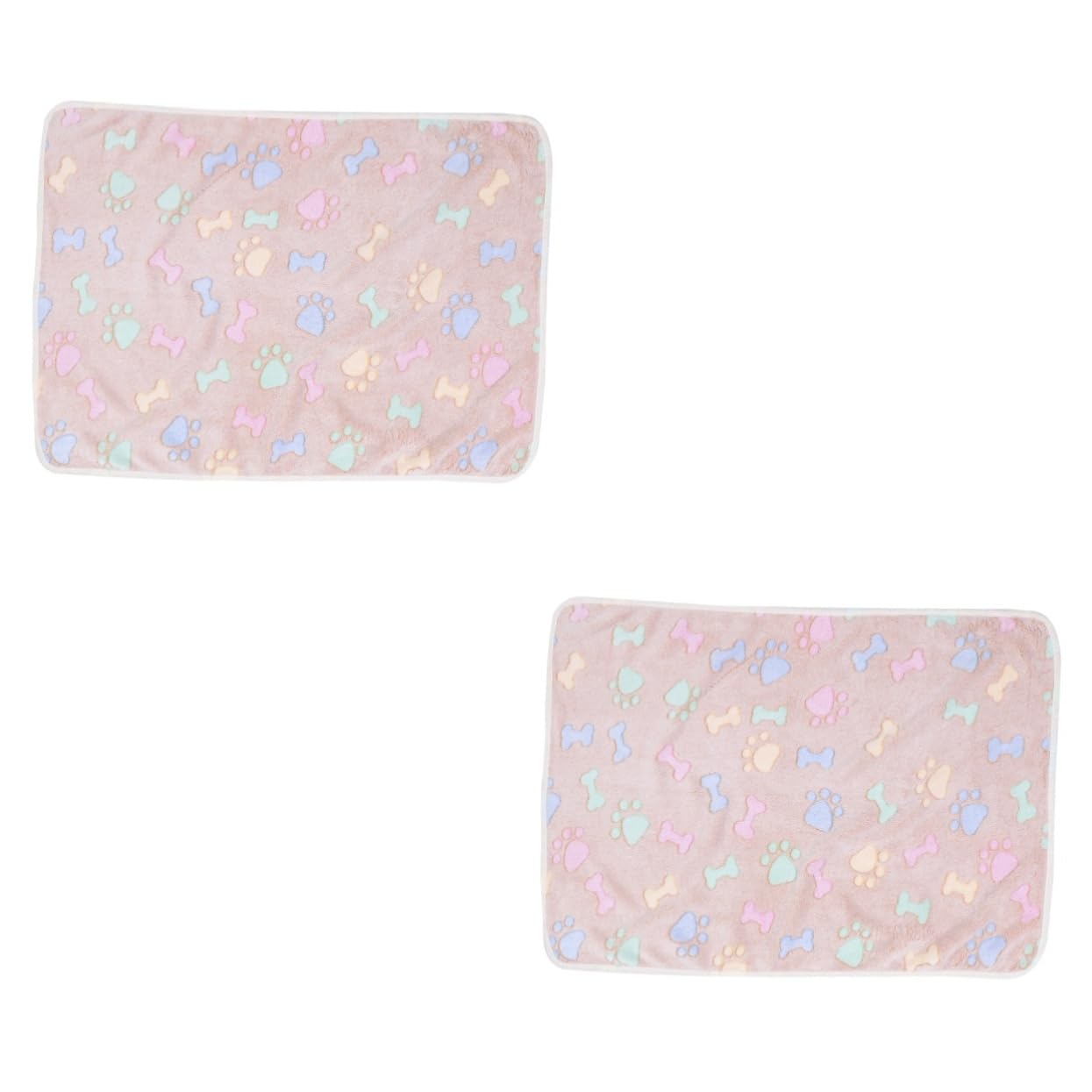 FRCOLOR 2 Piezas Suministros para Cachorros Sofá Cojines Cachorro Mantas Alfombra De Lana Mantas De Felpa para Sofá Estera para Mascotas Super Suave Alfombra para Mascotas