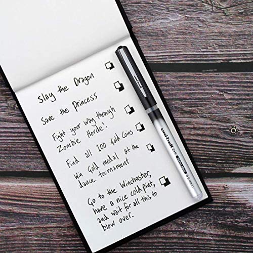 Image of uni-ball Refillable Liquid Ink 0.5 mm Micro Roller Pen & Uniball QWiK REFILL Micro Roller Pen(0.5mm, Blue Ink, Pack of 2)