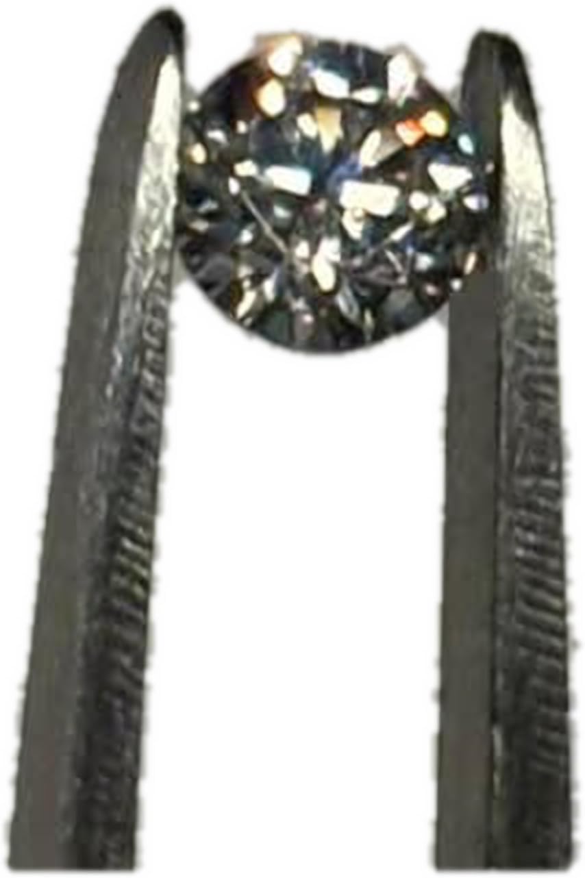 GRA Certified Moissanite Loose Stones, Round Brilliant Cut, D Color VVS Clarity, Lab Created Gemstones for Jewelry Making, Ring Settings, Pendants and Stud Earrings, 0.3-2 Carat (4mm-8mm)